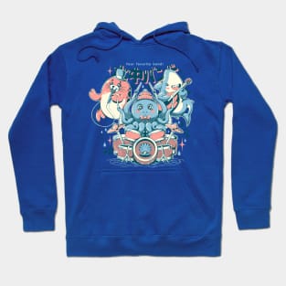 The Ocean Boys - Cute Geek Sea Animals Music Gift Hoodie